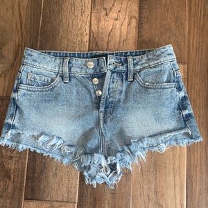 Vervet High Waist Jean Shorts